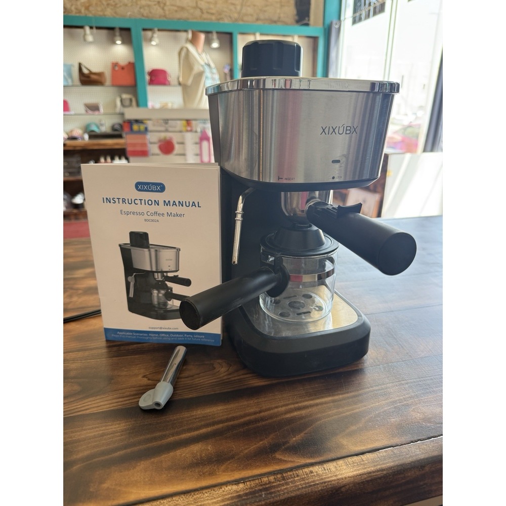 XIXUBX Espresso Coffee Maker BDC002A Steam Espresso Machine with Milk Frother
